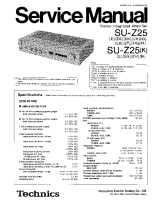 Technics - SUZ-25 - Service manual 
